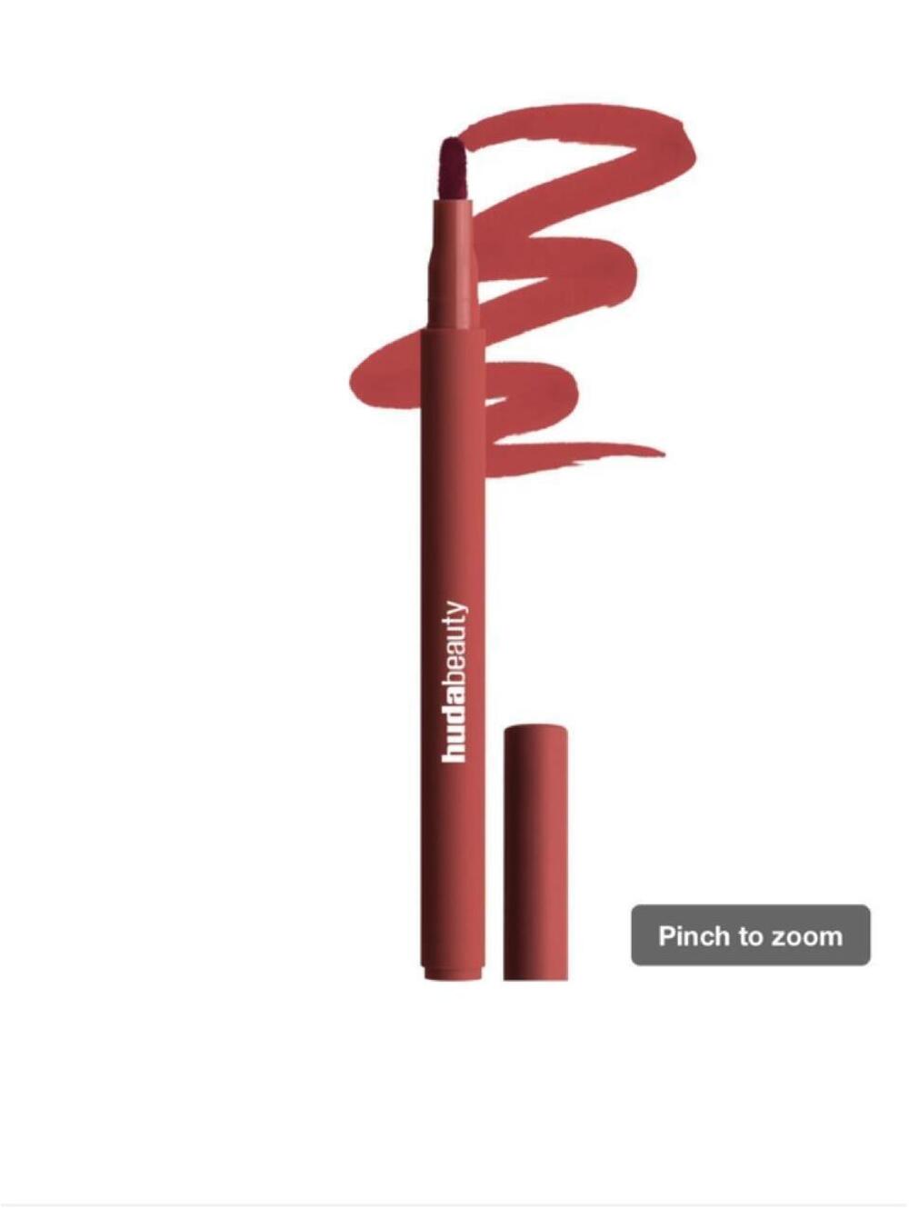 Huda Beauty lip contour stain in cherry red #lipstick #contour